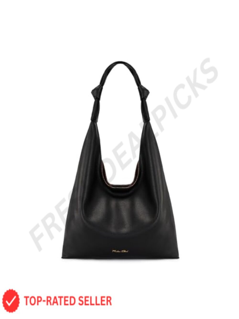 Elegant Vegan Leather Hobo Bag - Lightweight Large Shoulder Tote with